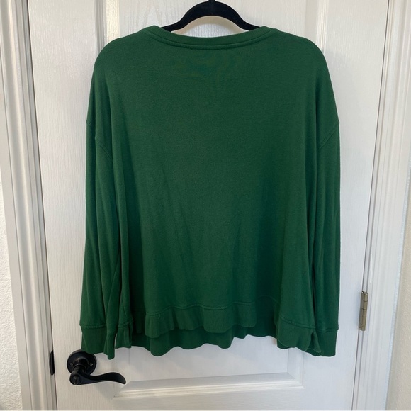 Jane and Delancey Green Sweater with Festive Embroidery - Picture 3 of 5